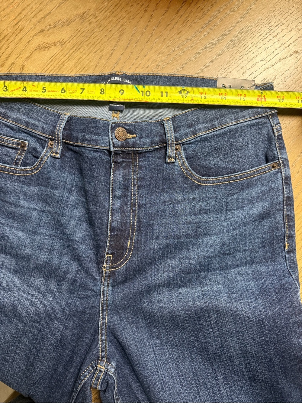 Calvin Klein Women's Blue Jeans - Picture 4 of 6